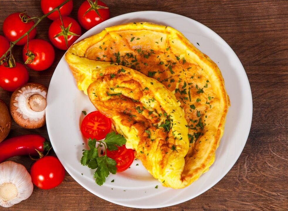 tomato omelet diet egg dish