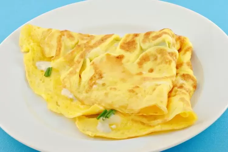 cheese omelet for a carb-free diet