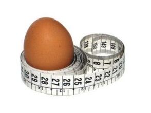 egg and centimeter for weight loss