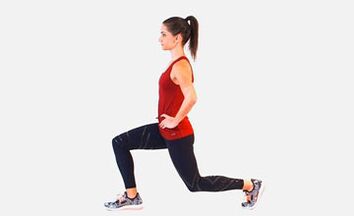 Lunges are an effective exercise for pumping up leg muscles. 